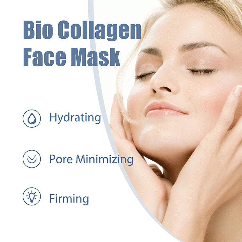 BIO-Collagen Face Serum Mask Anti Aging Moisturizing Wrinkles